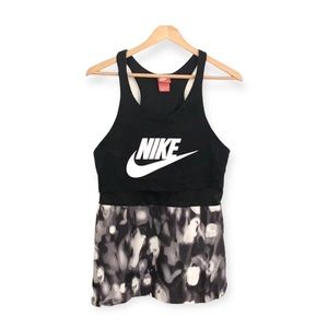 Nike Black Mesh Tye Die Tank Top